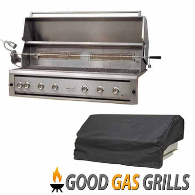 Natural Gas Grill Luxor 54" Built-in with Rotisserie AHT-54RCV-L-BI-NG
