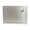 Luxor 14" x 20" Stainless Steel Horizontal Single Door Right Handle Slimline Series AHT-ADB-1420HR