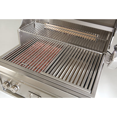 Luxor 30" Built In Natural Gas Grill w/ Rotisserie, IR Back Burners & Conventional Burners AHT-30RCV-BI-NG