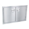 Luxor 30" Stainless Steel Double Door Slimline Series AHT-ADB-30