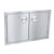 Luxor 30" Stainless Steel Double Door Slimline Series AHT-ADB-30