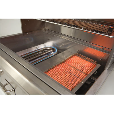 Luxor 42" Built In Liquid Propane Gas Grill w/ Rotisserie, IR Back Burner & 3 IR Burners AHT-42R-BI-LP