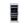RCS Stainless Wine Cooler Outdoor Refrigerator with 15" Glass Window Front RWC1