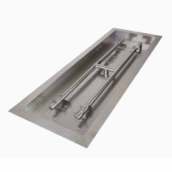 Athena 24” x 8” Rectangle Drop-in Pan w/ H Burner DIP-REC-24