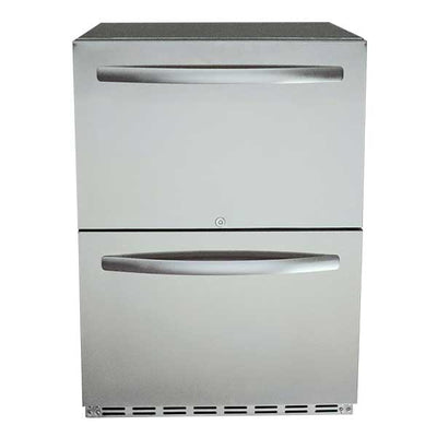 RCS 24" 5.2 cu. ft. UL Rated Dual Drawer Compact Refrigerator REFR4