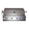 RCS 38" Cutlass Pro Series Built-in Natural Gas Grill with Blue LED and Rear Burner RON38A