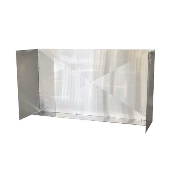 RCS 48" Stainless Steel Wind Guard RWGL