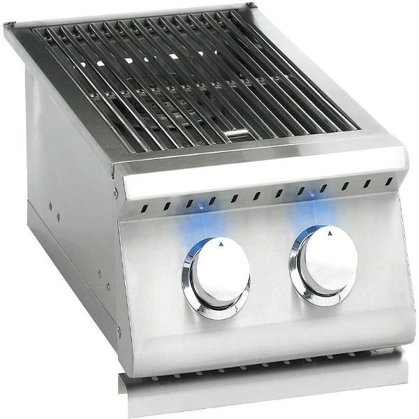 Summerset  Side Burner NG - Sizzler Professional Double with LED Illumination - Built-in- SIZPROSB2-NG