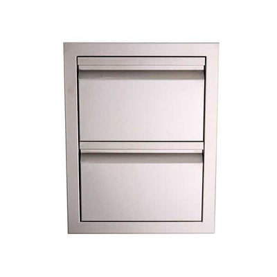 RCS Valiant Series 17" Stainless Steel Double Access Drawer VDR1