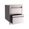 RCS Valiant Series 17" Stainless Steel Double Access Drawer VDR1