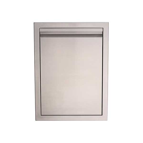 RCS Valiant Series 20" Roll-out Stainless Steel Trash / Recycling Bin VTD1