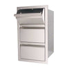 RCS Valiant Series 17" Stainless Steel Double Access Drawer & Paper Towel Dispenser VTHC1