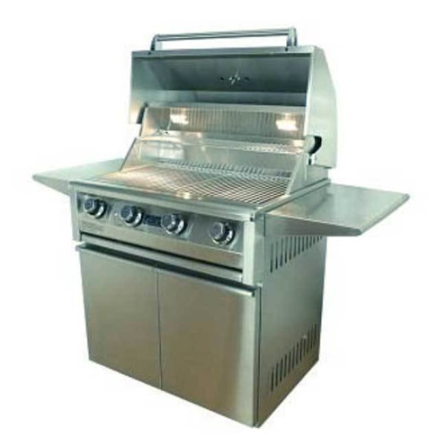 Allegra 32 Stainless Steel Grill On Cart Aht-Al32F-C-Lp - Outdoor Grills
