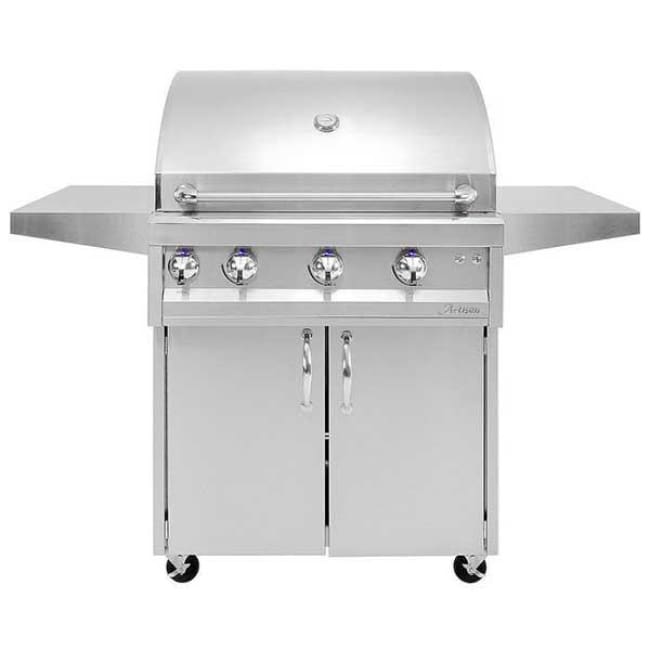 Artisan Professional Series 36 3 Burner Grill On Cart Artp-36C-Ng - Outdoor Grills