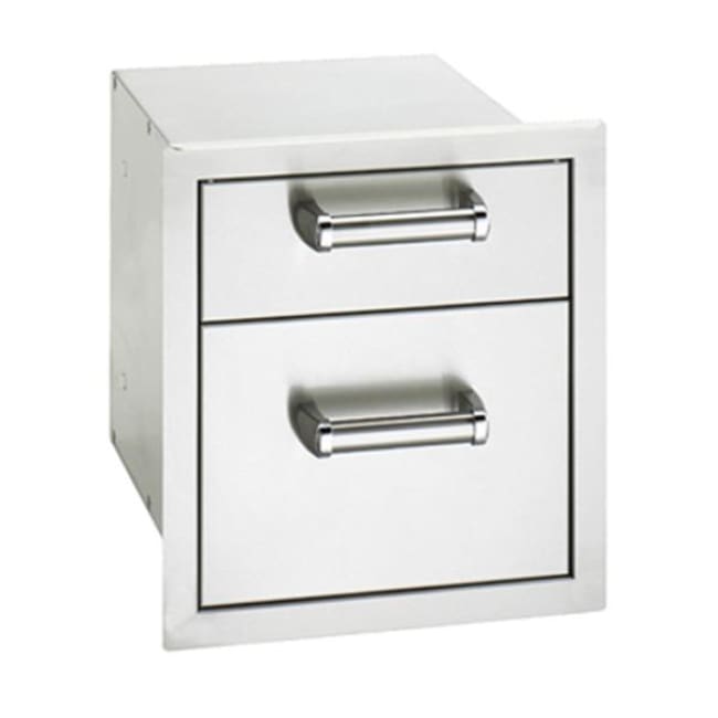Fire Magic Premium Flush 14 Double Access Drawer 53802 - Grill Accessory