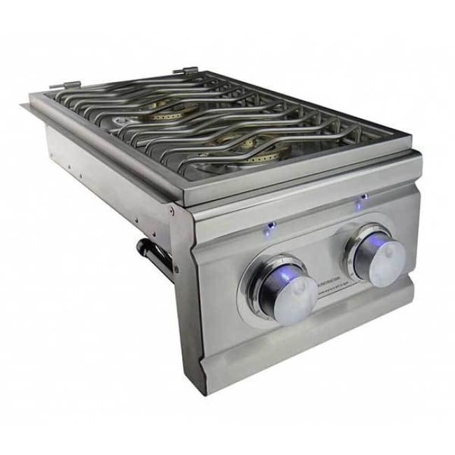 Rcs Cutlass Pro Slide-In Double Side Burner With Led Lights Rdb1El-Ng - Outdoor Grills