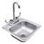 Summerset  Sink, Drop In - 15" x 15" Stainless Steel with Hot and Cold Faucet-SSNK-15D