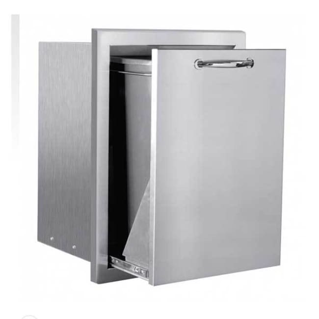 Summerset Grill Masonry Trash Drawer Susstdm - Grill Accessory