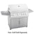 Summerset Grills 32 Sizzler Cart With Fixed 11 Shelves Sucartsiz32 - Grill Accessory