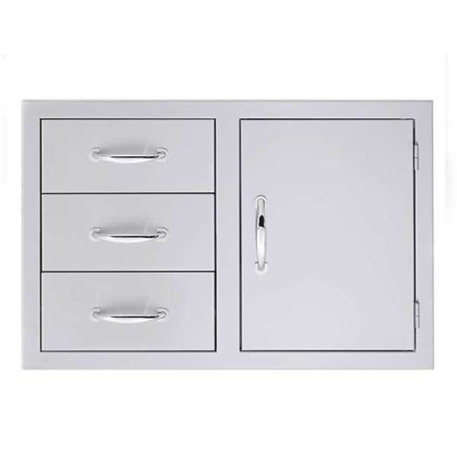 Summerset Grills Door & 3 Drawer Combo Sussdc3 - Grill Accessory