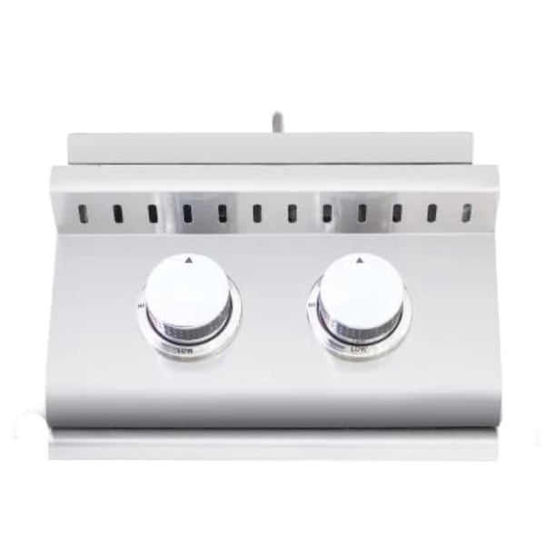 Summerset  Sizzler Double Side Burner LP with Brass Burners- Built-in- SIZSB2-LP